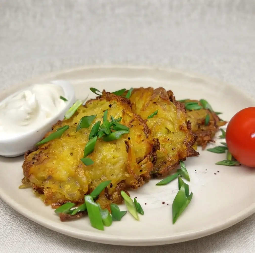 Драники со сметаной