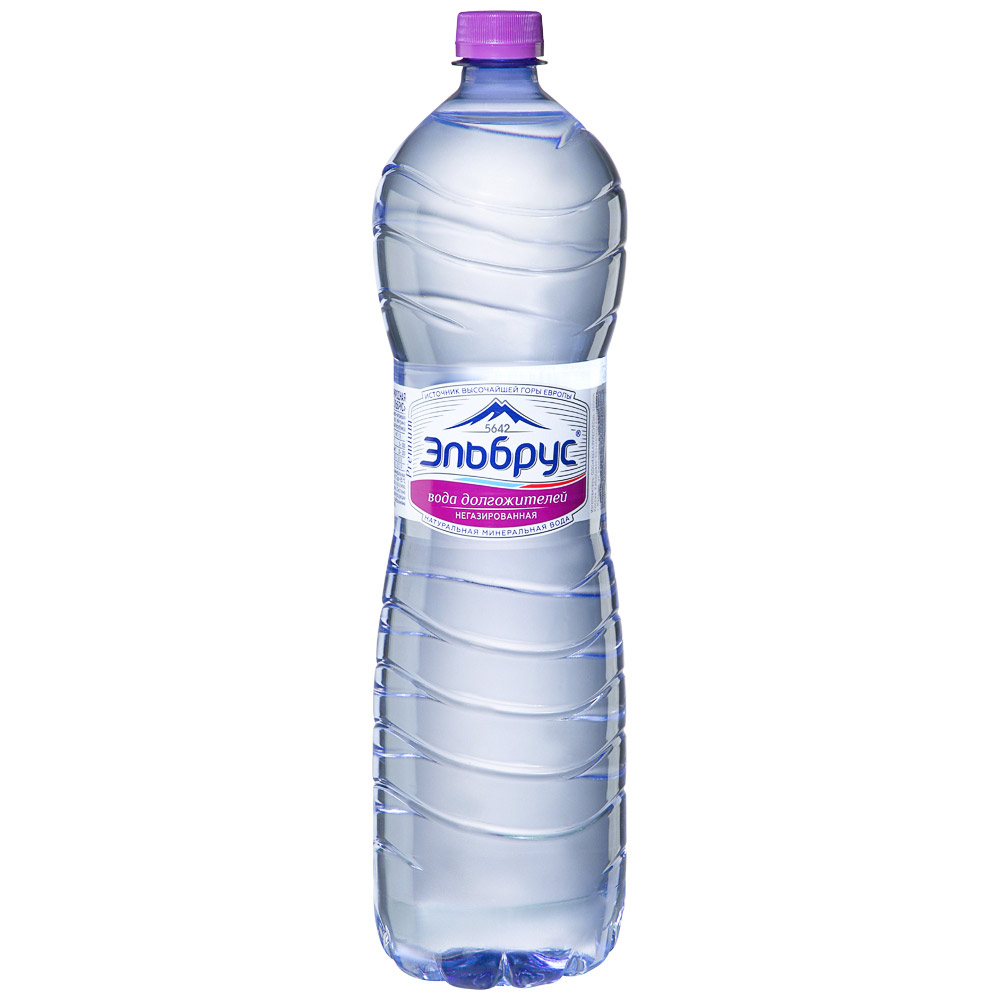 Эльбрус вода минеральная негазированная 1.5 л.